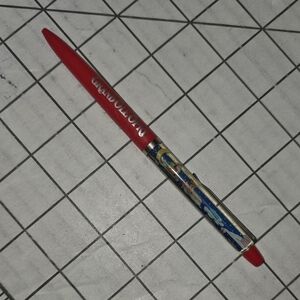 Grand Ole Opry Red Pen, Floating Santa, Sleigh, &‎ Reindeer Floaty Pen Vintage